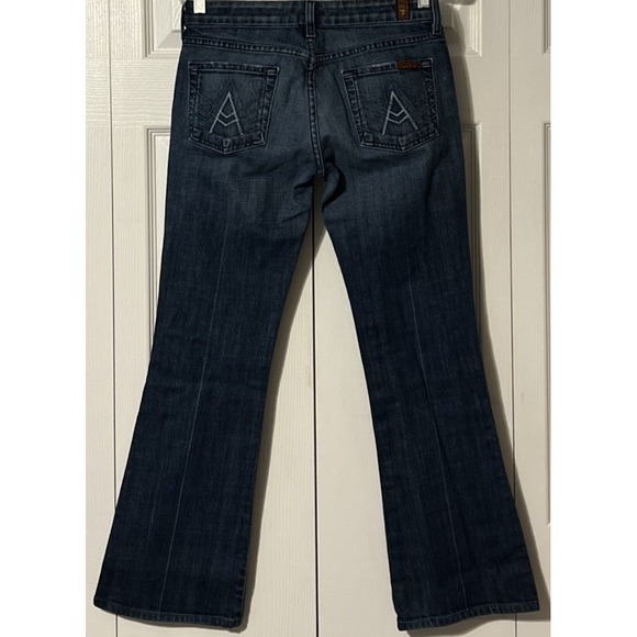 7 For All Mankind Vintage Women's "A" Pocket Boot Low Rise Jeans SZ 26 (28x29) - Picture 11 of 11